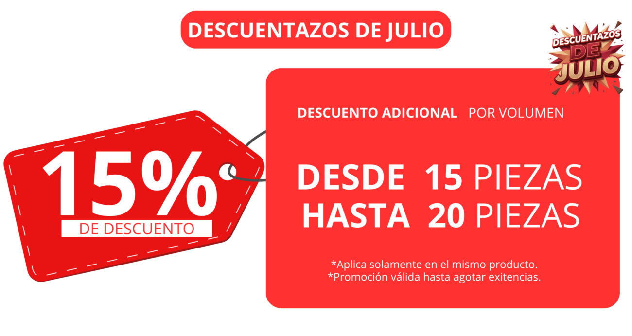 DECUENTO ADICIONAL 15% eb JULIO