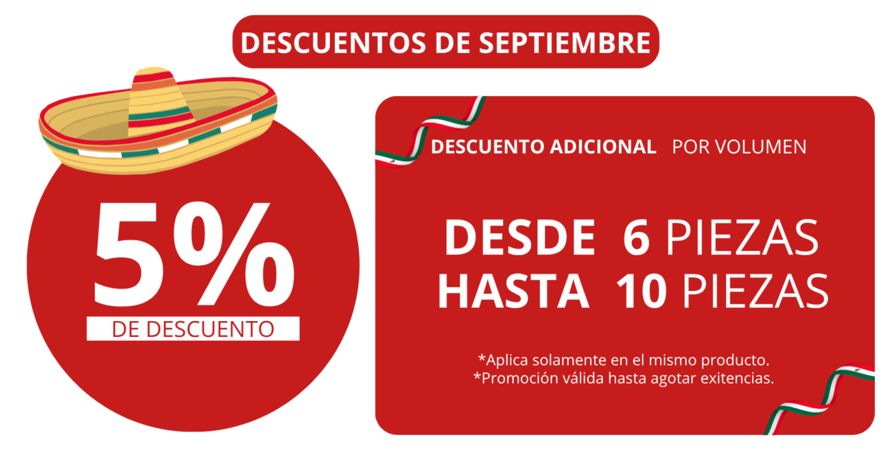 DESCUENTO POR VOLUMEN 5 EB semtiembre